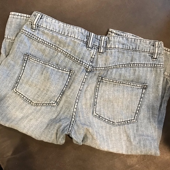 Free People Wide Leg jean Capri - Picture 4 of 9